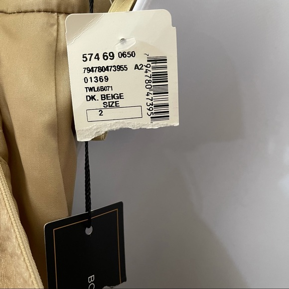 BCBGMaxAzria Dark Beige Beaded A-Line Cocktail Dress Size 2. - Picture 13 of 16